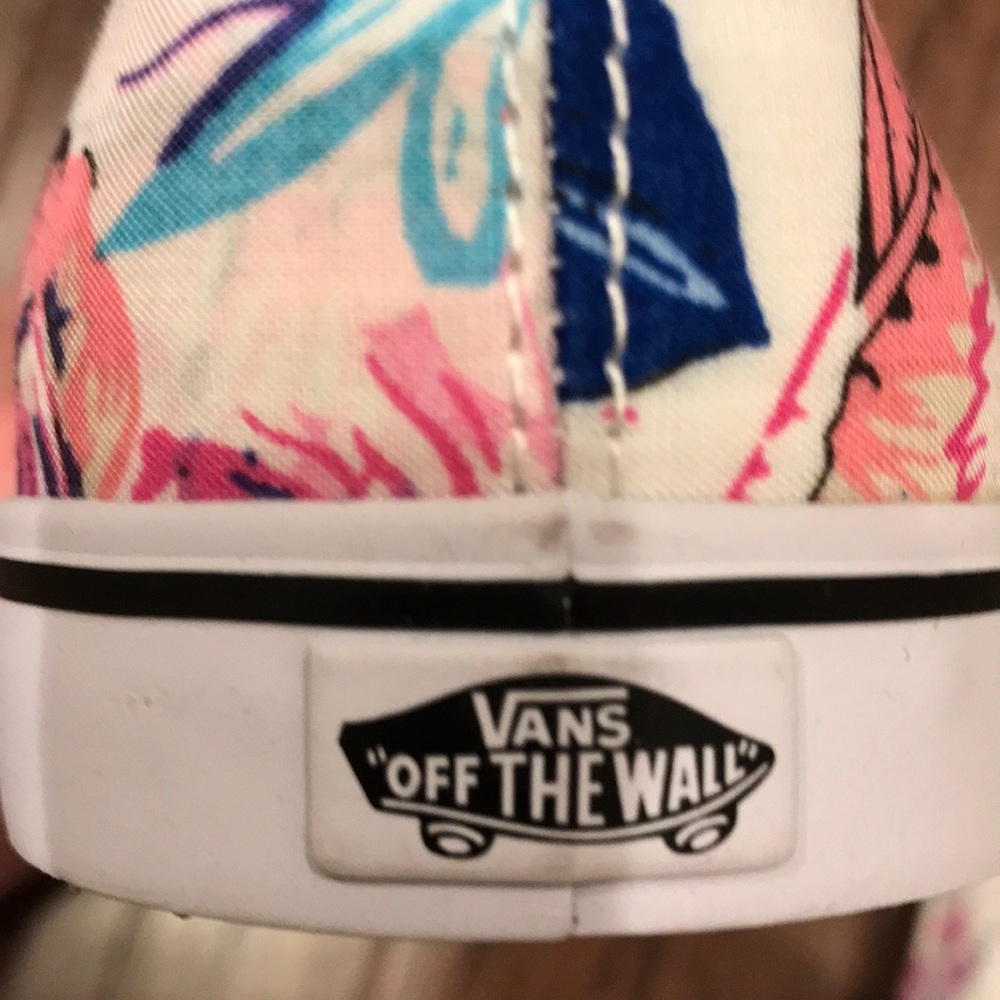 Vans floral women’s shoe - Picture 4 of 4